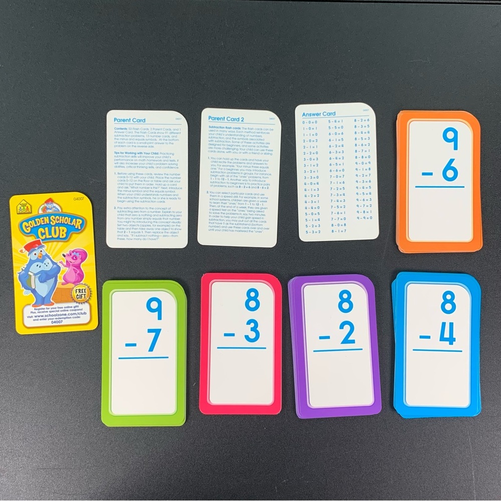 Educational Math Flash Cards Set. - Picture 7 of 16